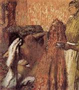 Edgar Degas breakfast after the bath USA oil painting artist